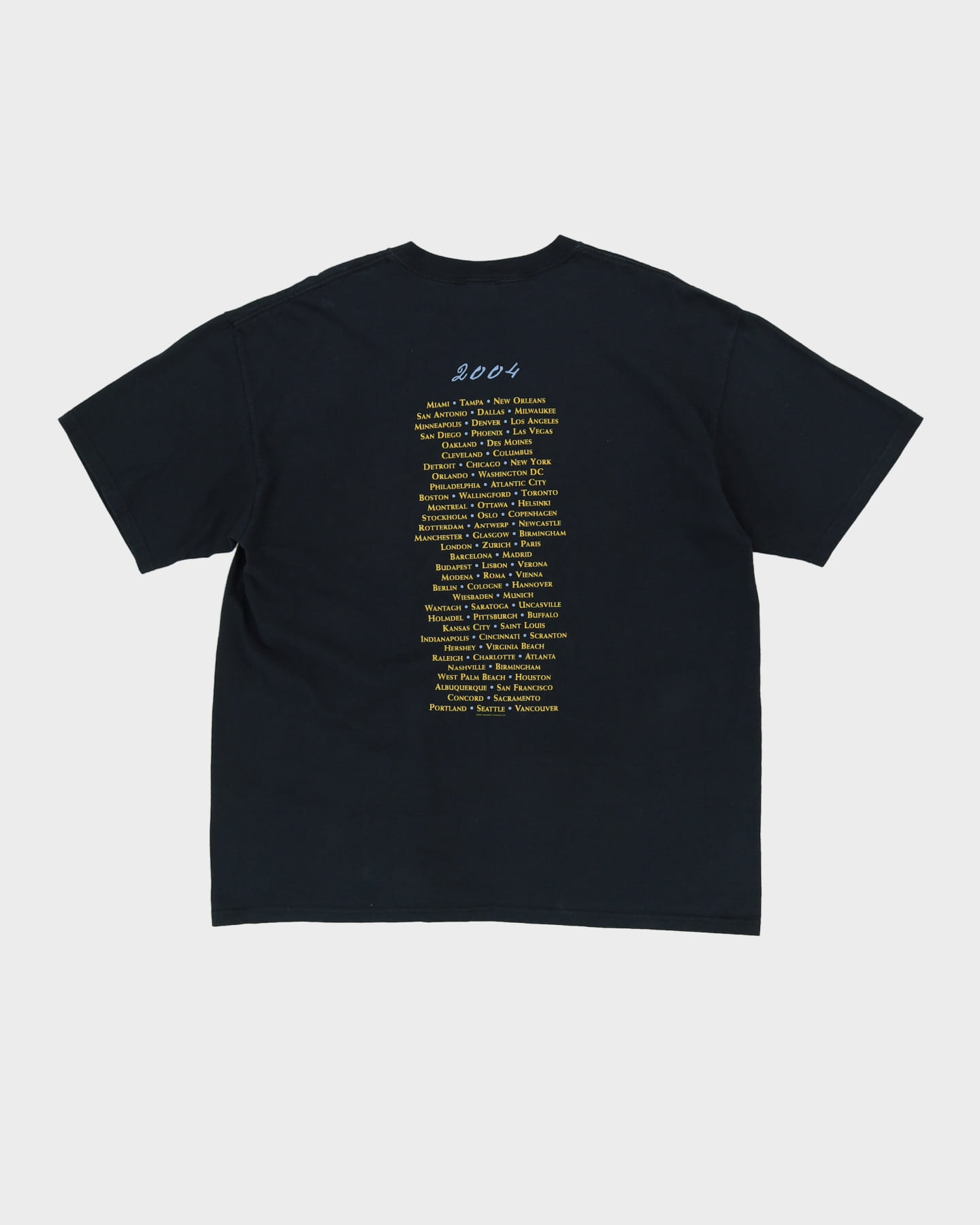 2004 Sting Sacred Love World Tour Band T-Shirt - XL