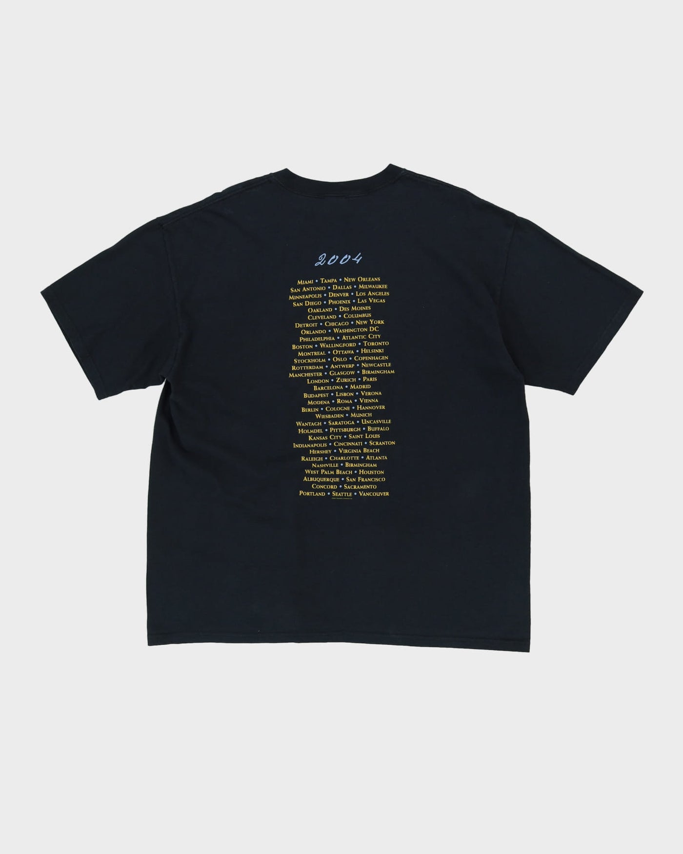 2004 Sting Sacred Love World Tour Band T-Shirt - XL