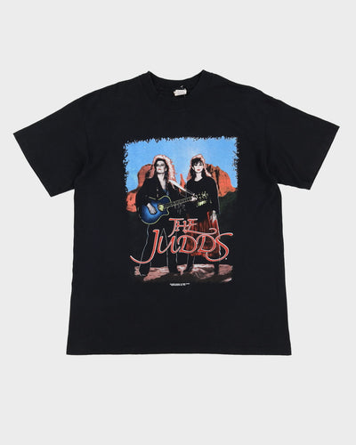 Vintage 1990 The Judds Farewell Tour Black Single Stitch Band T-Shirt - L