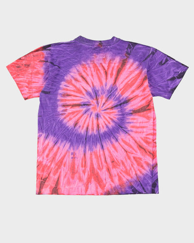 Vintage Zero Zone Single Stitch Purple / Pink Tie Dye T-Shirt - M