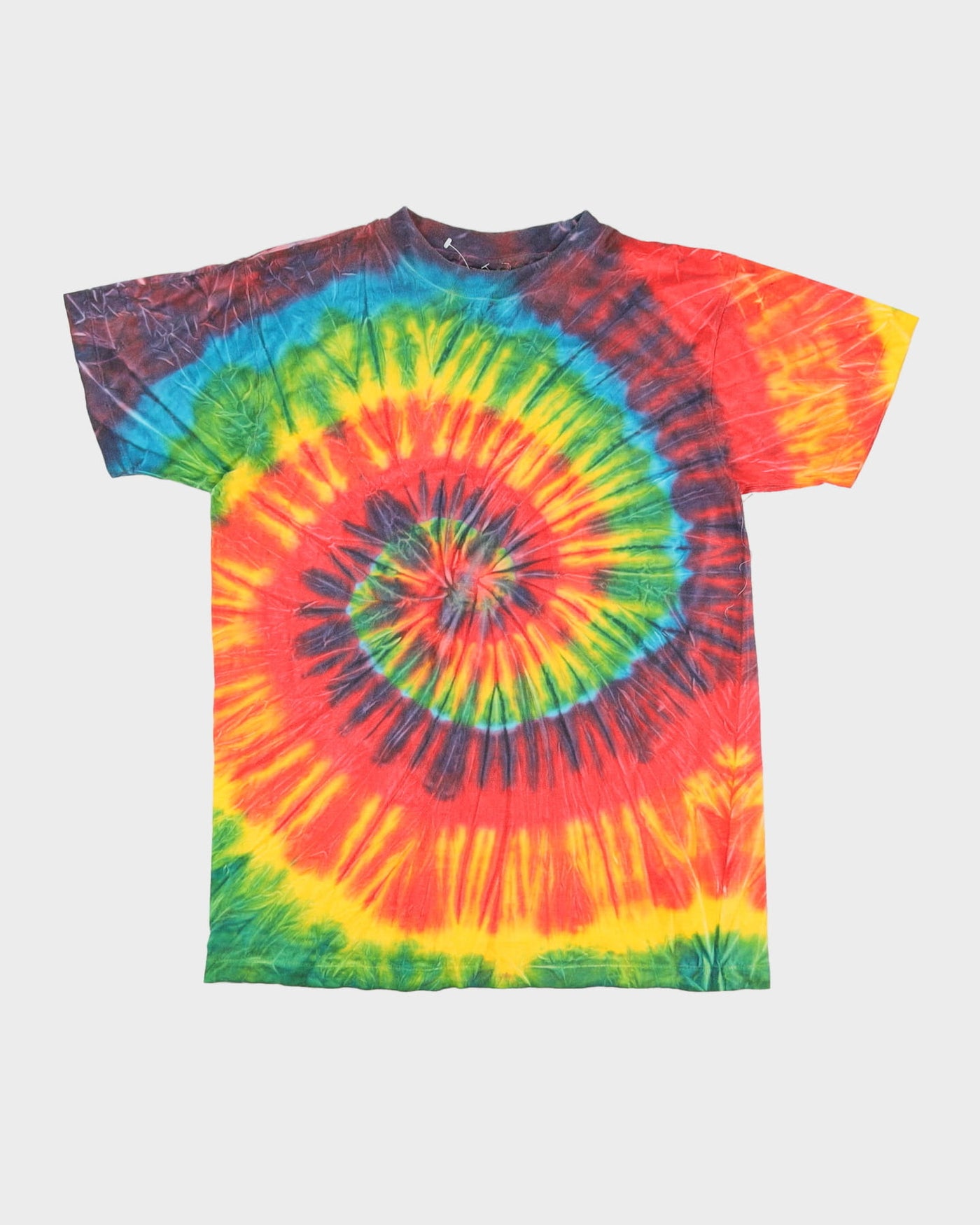 Vintage Zero Zone Single Stitch Multi Colour Tie Dye T-Shirt - M / L