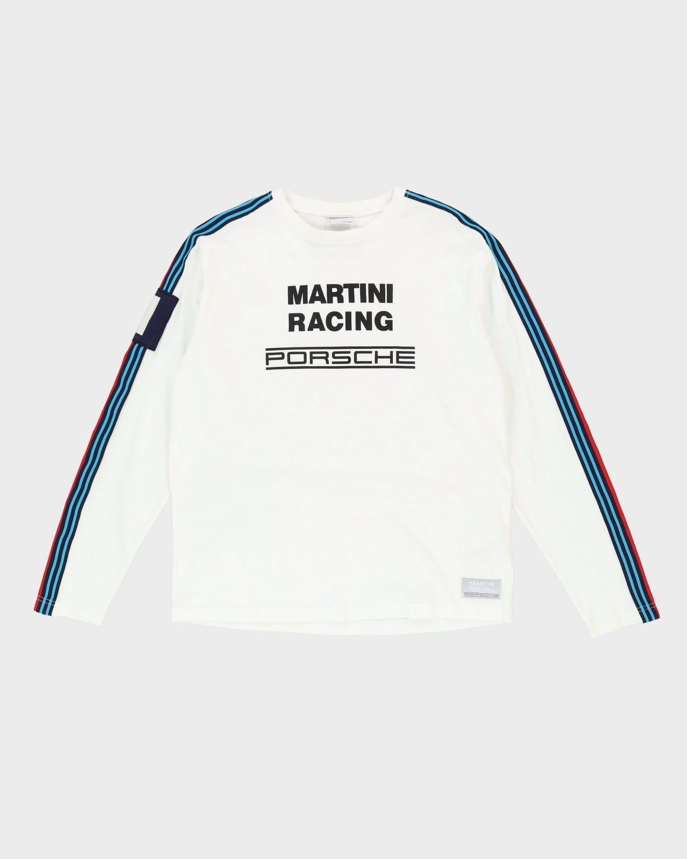 00s Porsche Martini Racing White Long-Sleeve T-Shirt - L / XL