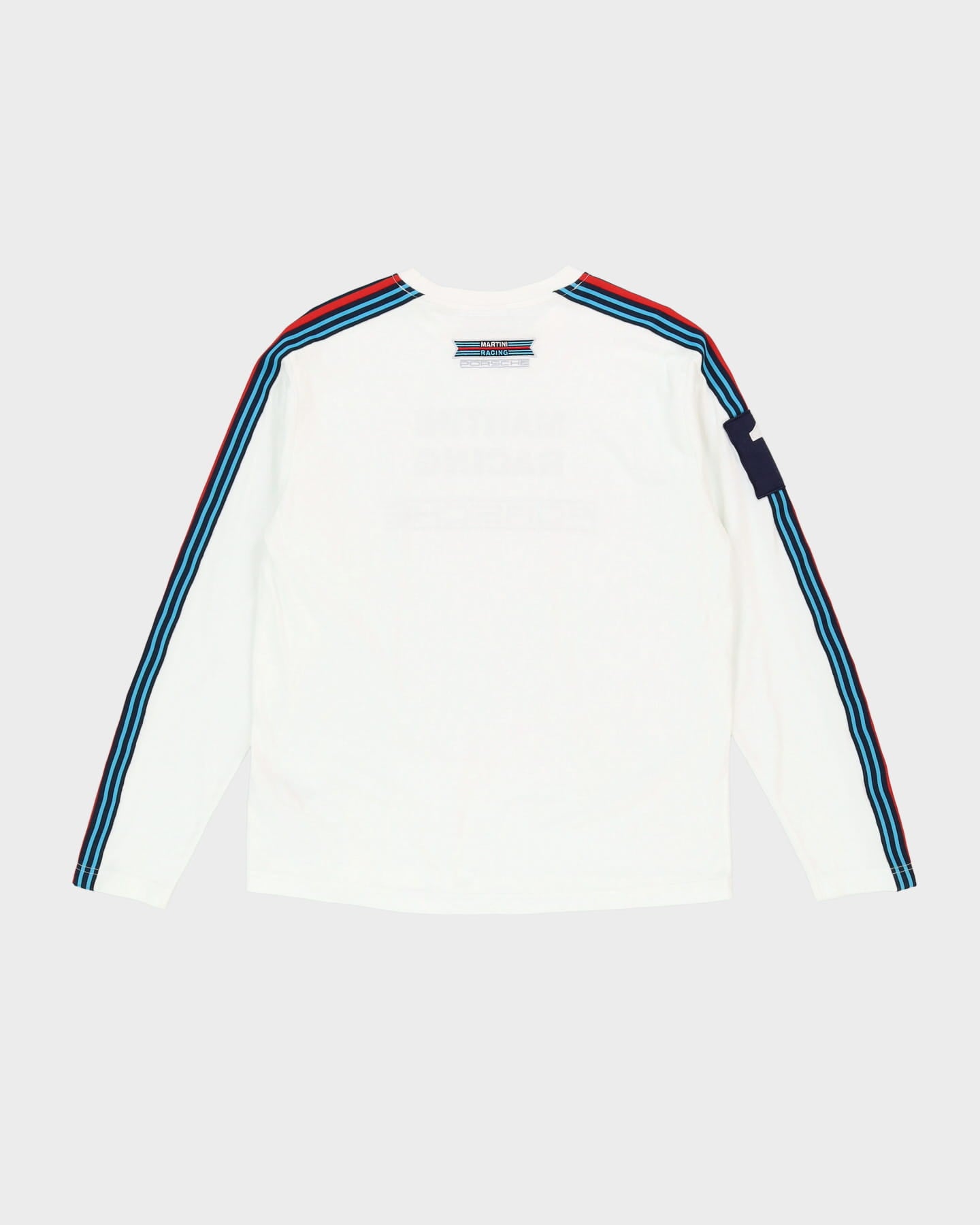 00s Porsche Martini Racing White Long-Sleeve T-Shirt - L / XL