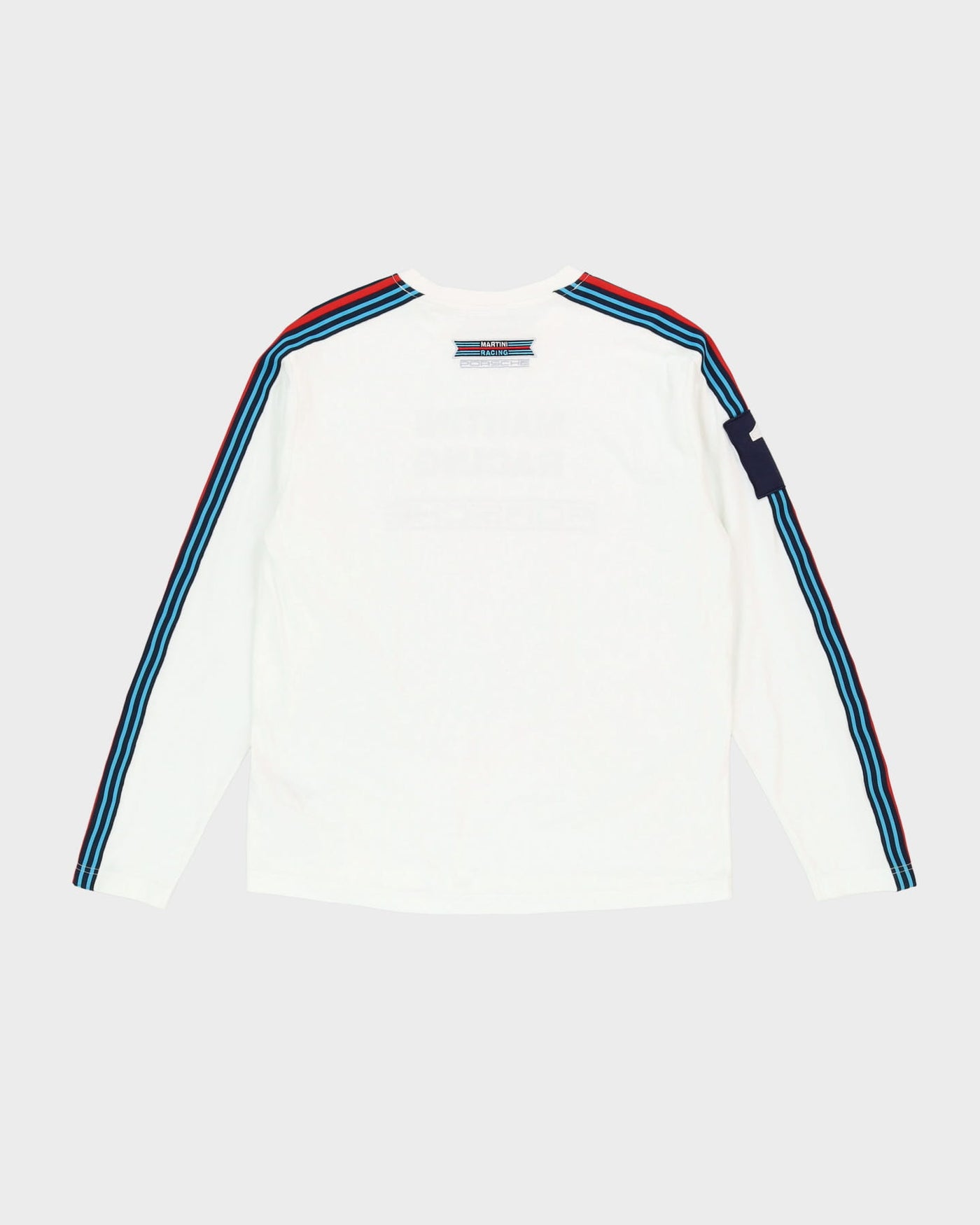 00s Porsche Martini Racing White Long-Sleeve T-Shirt - L / XL