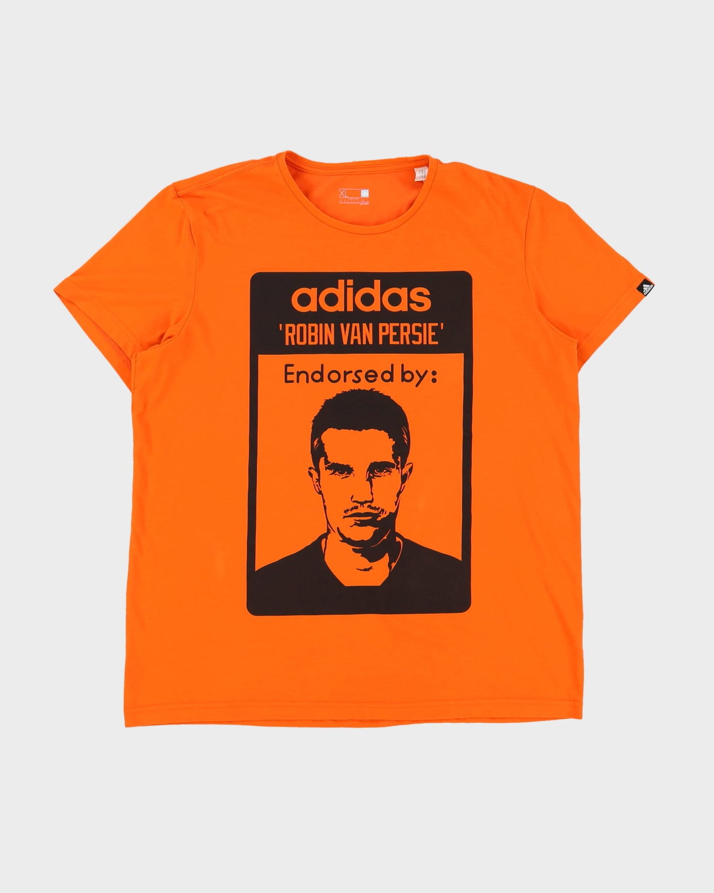00s Robin Van Persie Netherlands Orange Adidas T-Shirt - XL