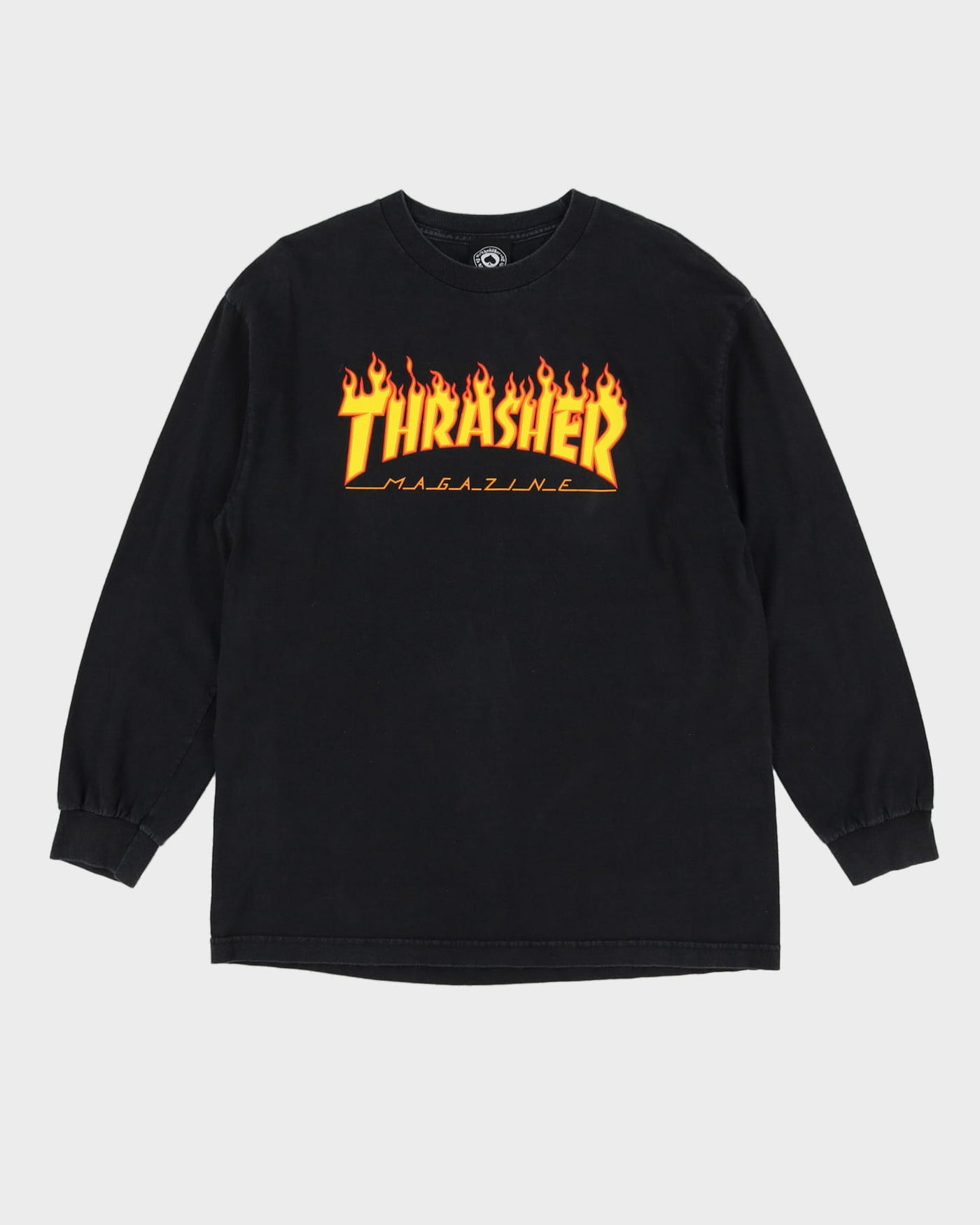 2012 Thrasher Black Long Sleeve T-Shirt - L