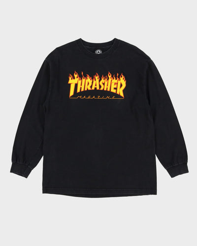 2012 Thrasher Black Long Sleeve T-Shirt - L