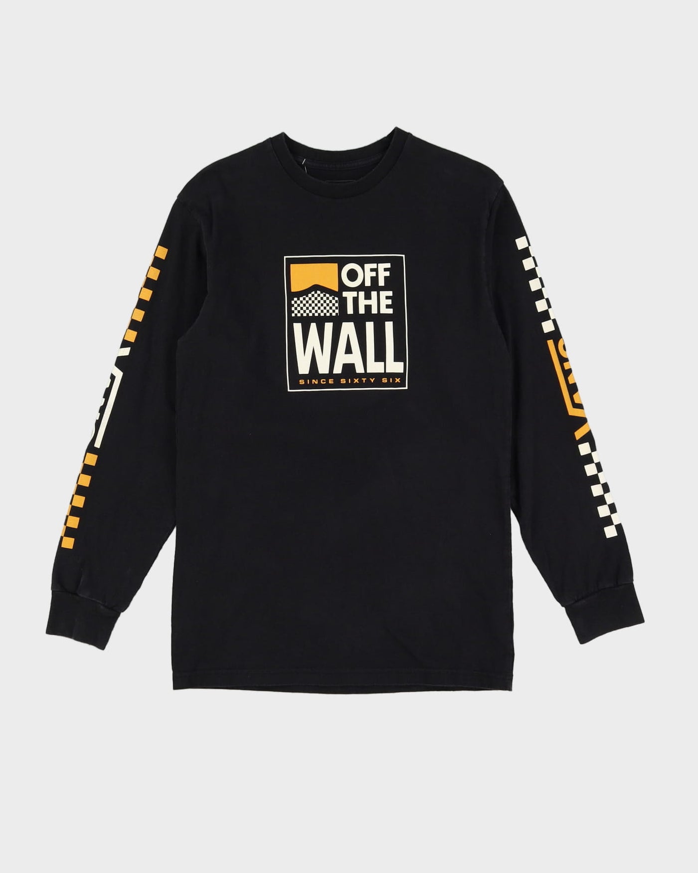 Vintage Vans Since Sixty Six Black Long Sleeve T-Shirt - L