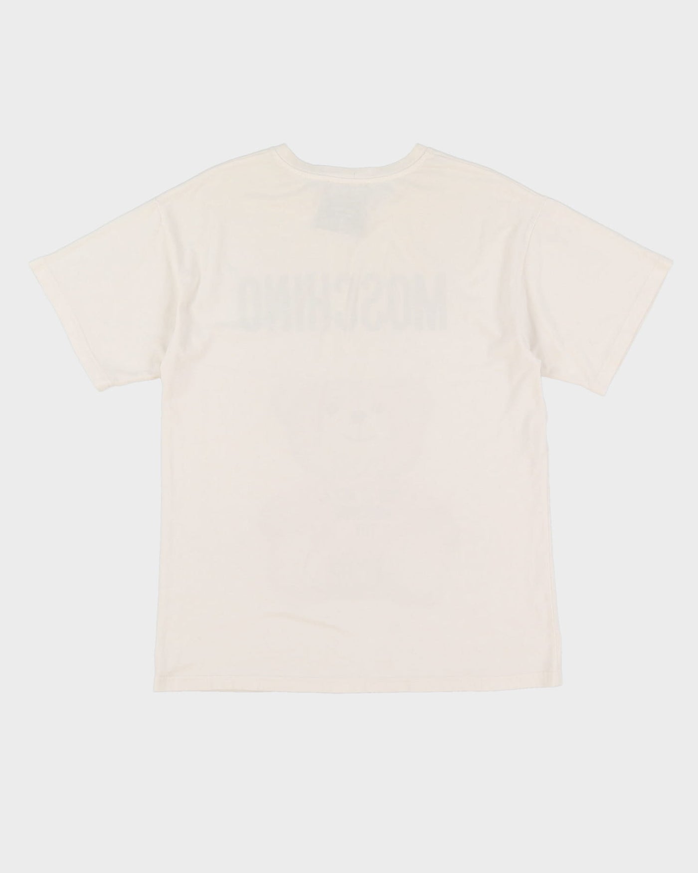 00s Y2K Moschino This Is Not A Moschino Toy Bear White T-Shirt - M