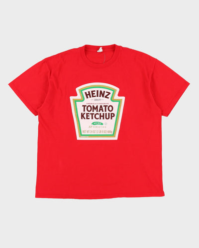 Heinz Tomato Ketchup Red T-Shirt - XXL