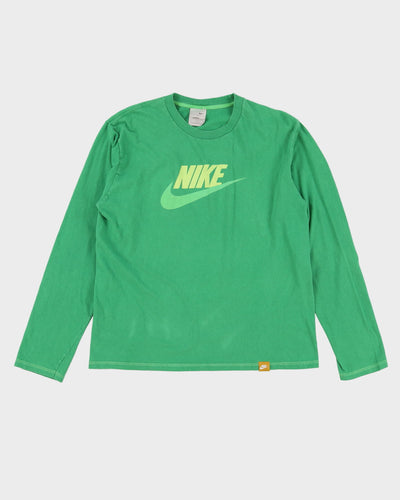 Nike Green Long Sleeve T-Shirt - XL