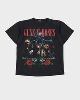 Early 00s Guns N' Roses Black Graphic T-Shirt - XL