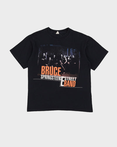 Bruce Springsteen And The E Street Band Black Graphic Band T-Shirt - M