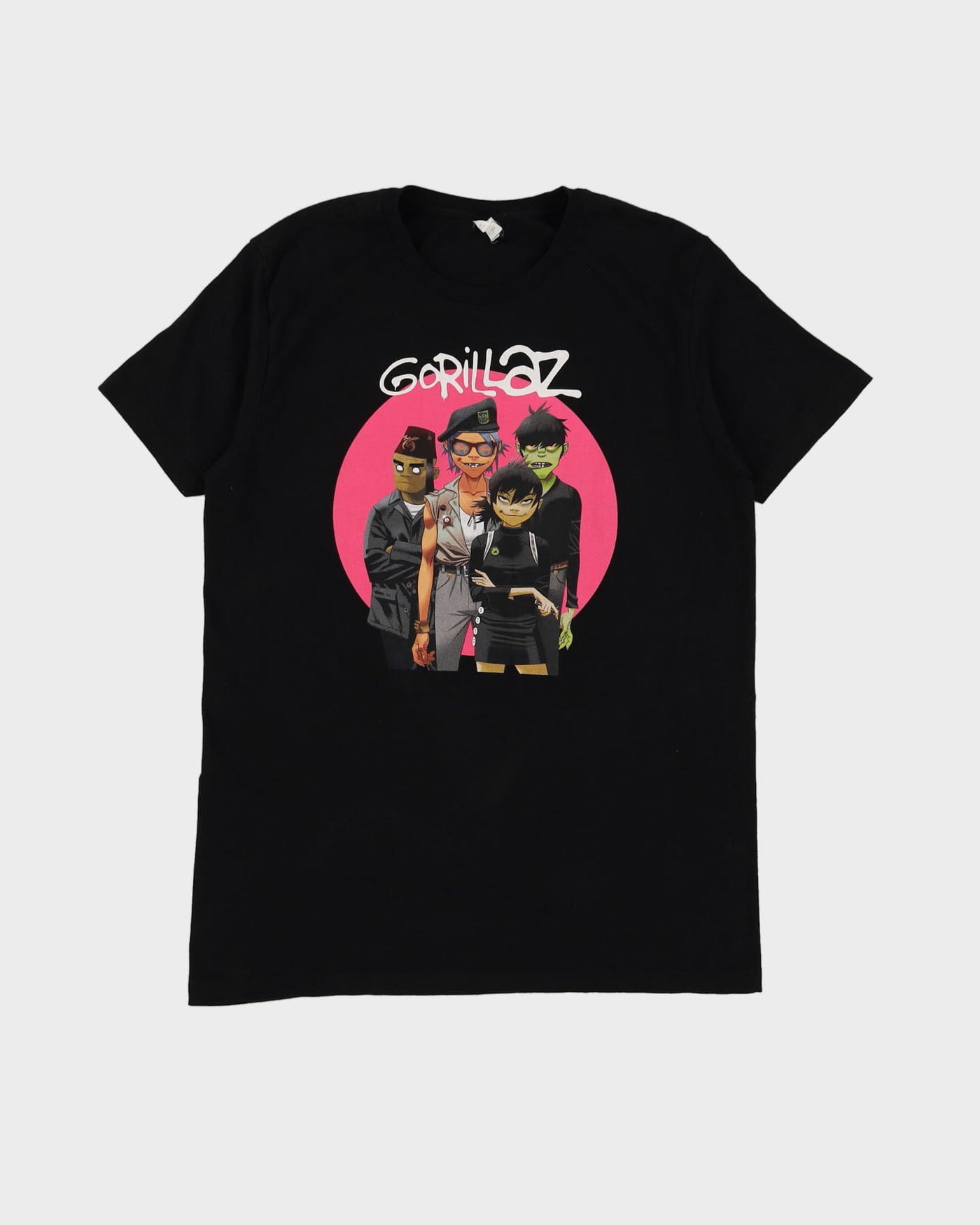 Gorillaz Black Graphic Band T-Shirt - M / L