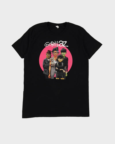 Gorillaz Black Graphic Band T-Shirt - M / L