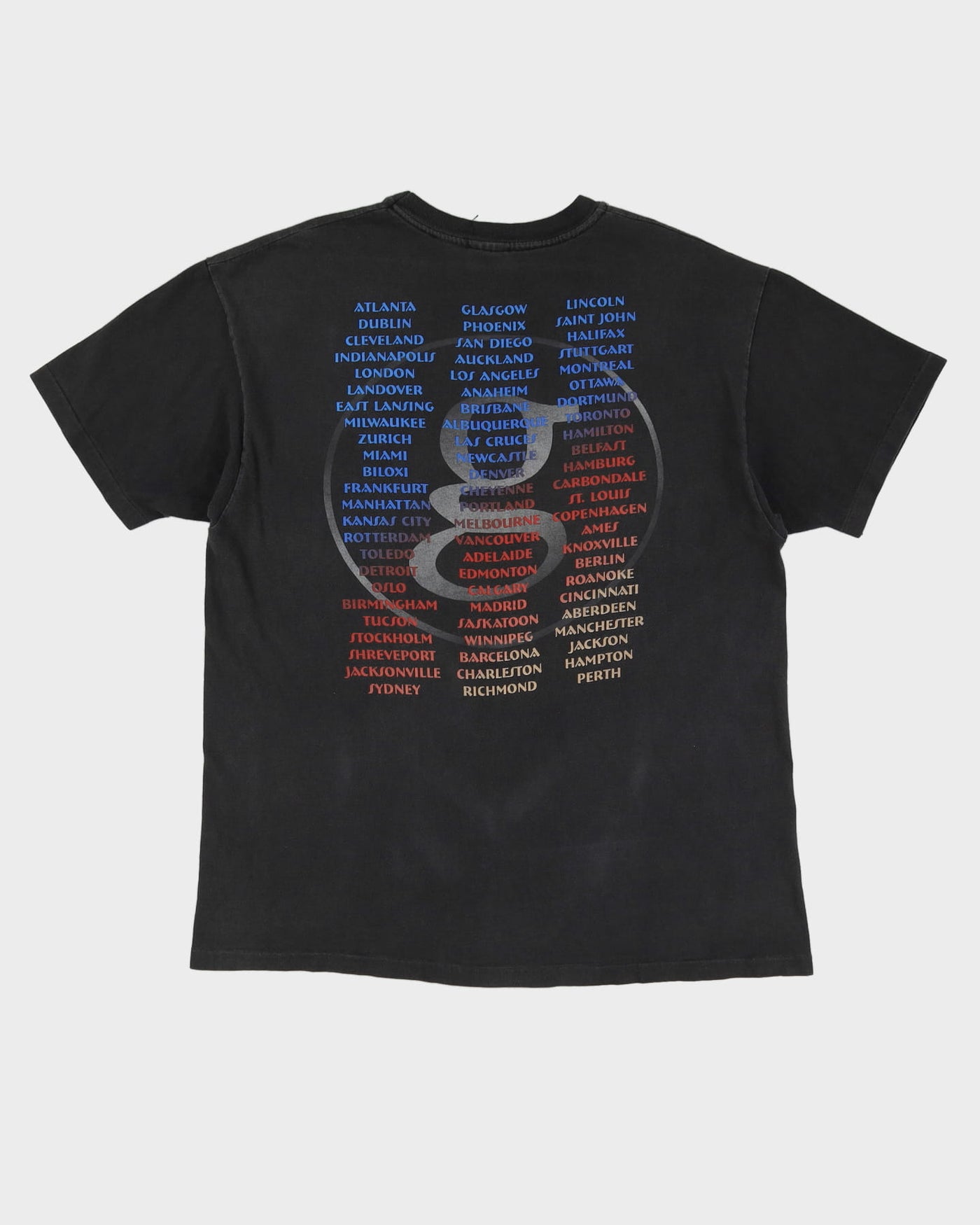 Vintage 1996 Garth Brooks Fresh Horses Tour Black Graphic Band T-Shirt - L / XL