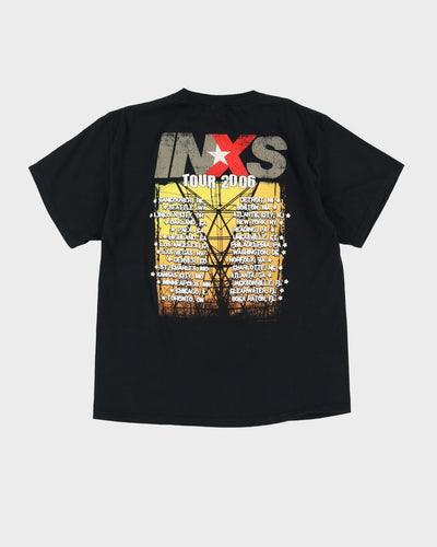 2006 INXS Tour Black Graphic Band T-Shirt - L
