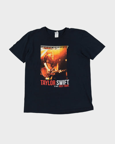 2012 Taylor Swift Red Tour Black Graphic Band T-Shirt - L