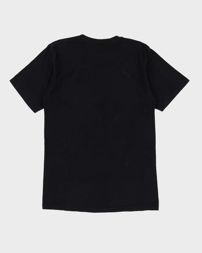 Pre-Loved Stussy 8 Ball Design Black Graphic T-Shirt - M