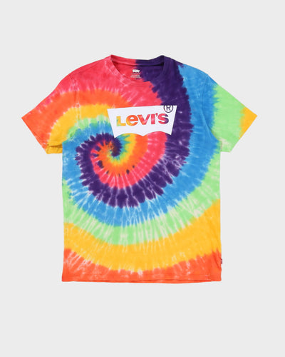 Levi's Multi Coloured T-Dye Basic Logo T-Shirt - M