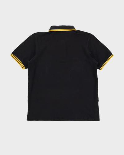 Fred Perry Black / Yellow Slim Fit Polo Shirt - L