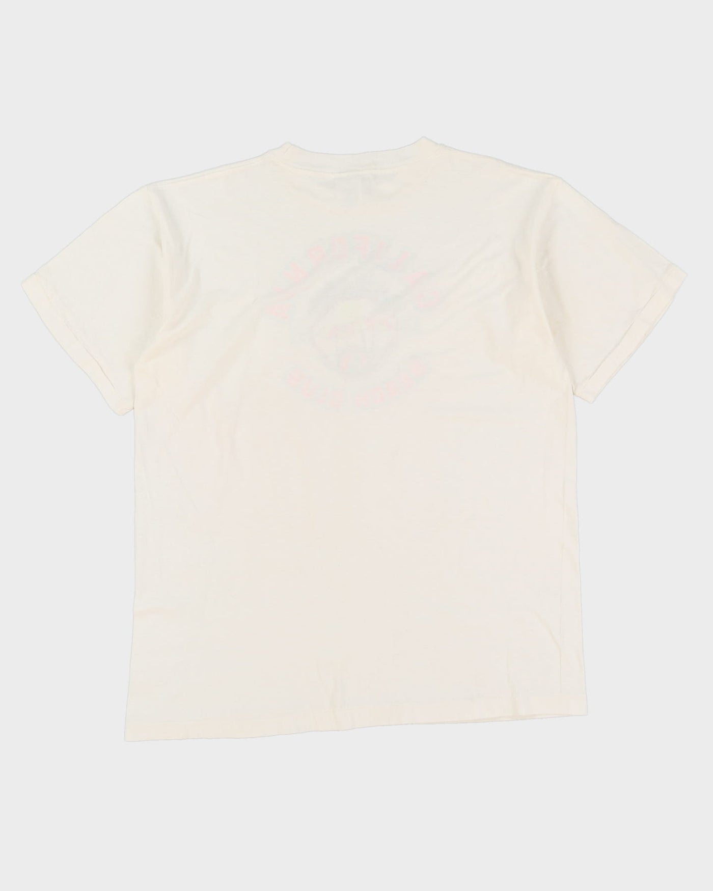 Vintage 80s California Beach Club White Single Stitch T-Shirt - L / XL