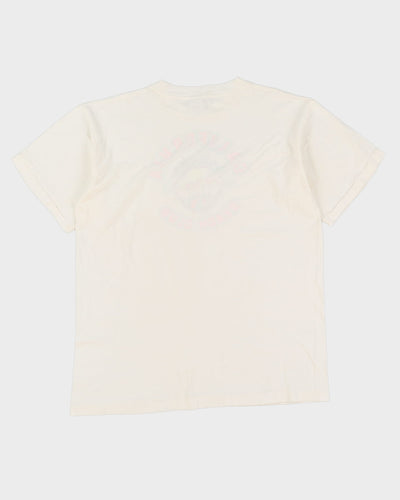 Vintage 80s California Beach Club White Single Stitch T-Shirt - L / XL