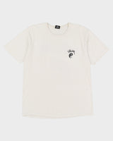 Stussy Ying &amp; Yang White Graphic T-Shirt - L