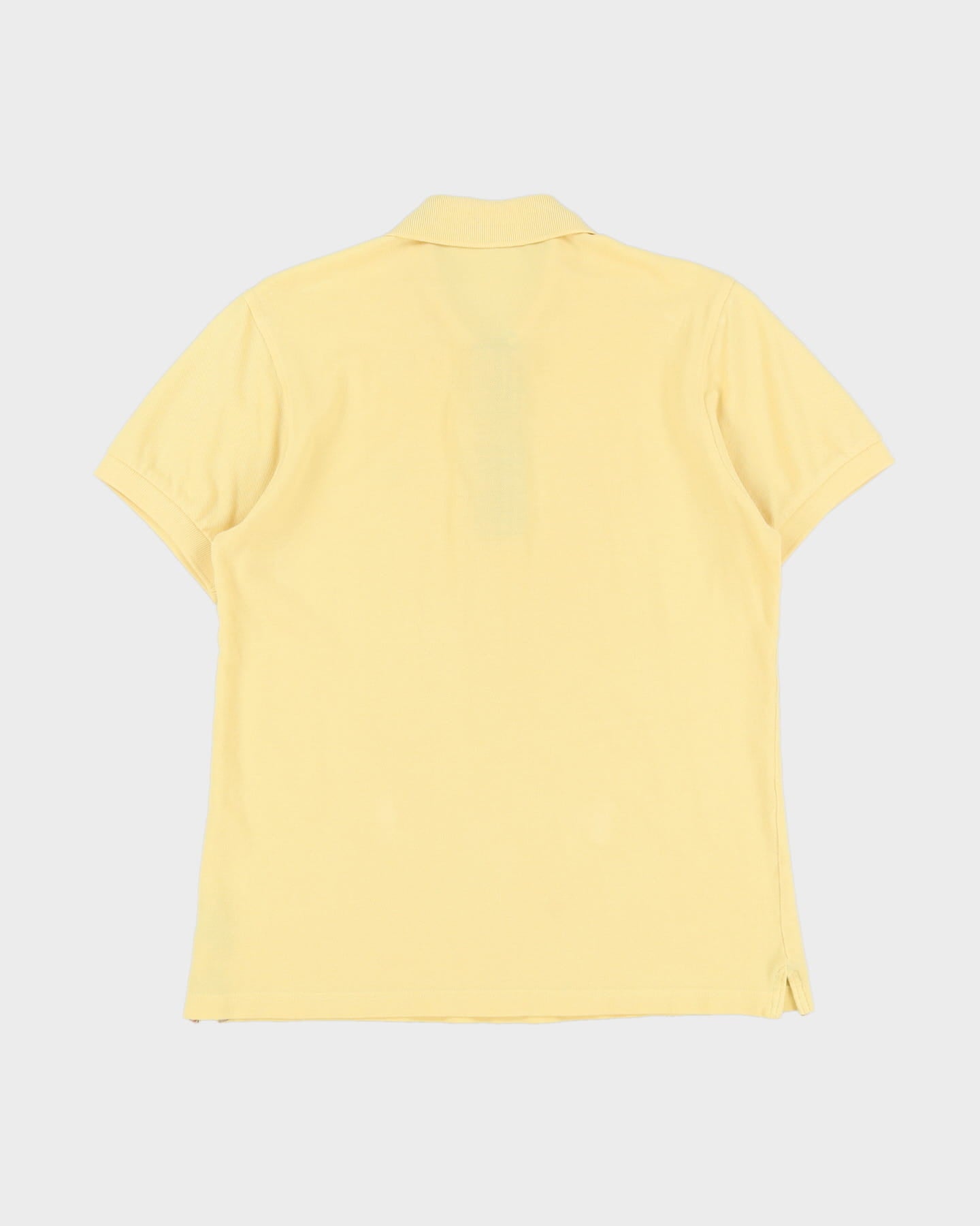 Burberry Slim Fit Yellow Polo Shirt - M