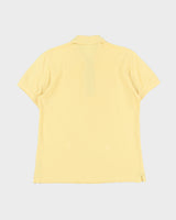 Burberry Slim Fit Yellow Polo Shirt - M