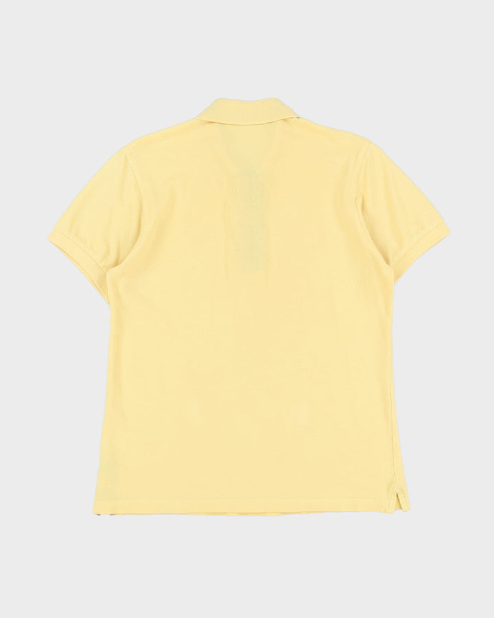 Burberry Slim Fit Yellow Polo Shirt - M