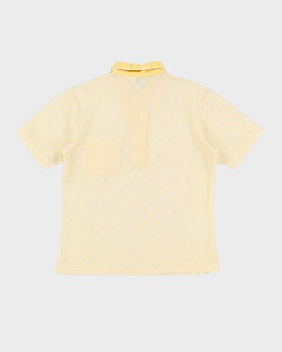 70s Enrico California Yellow Polo Shirt - M / L