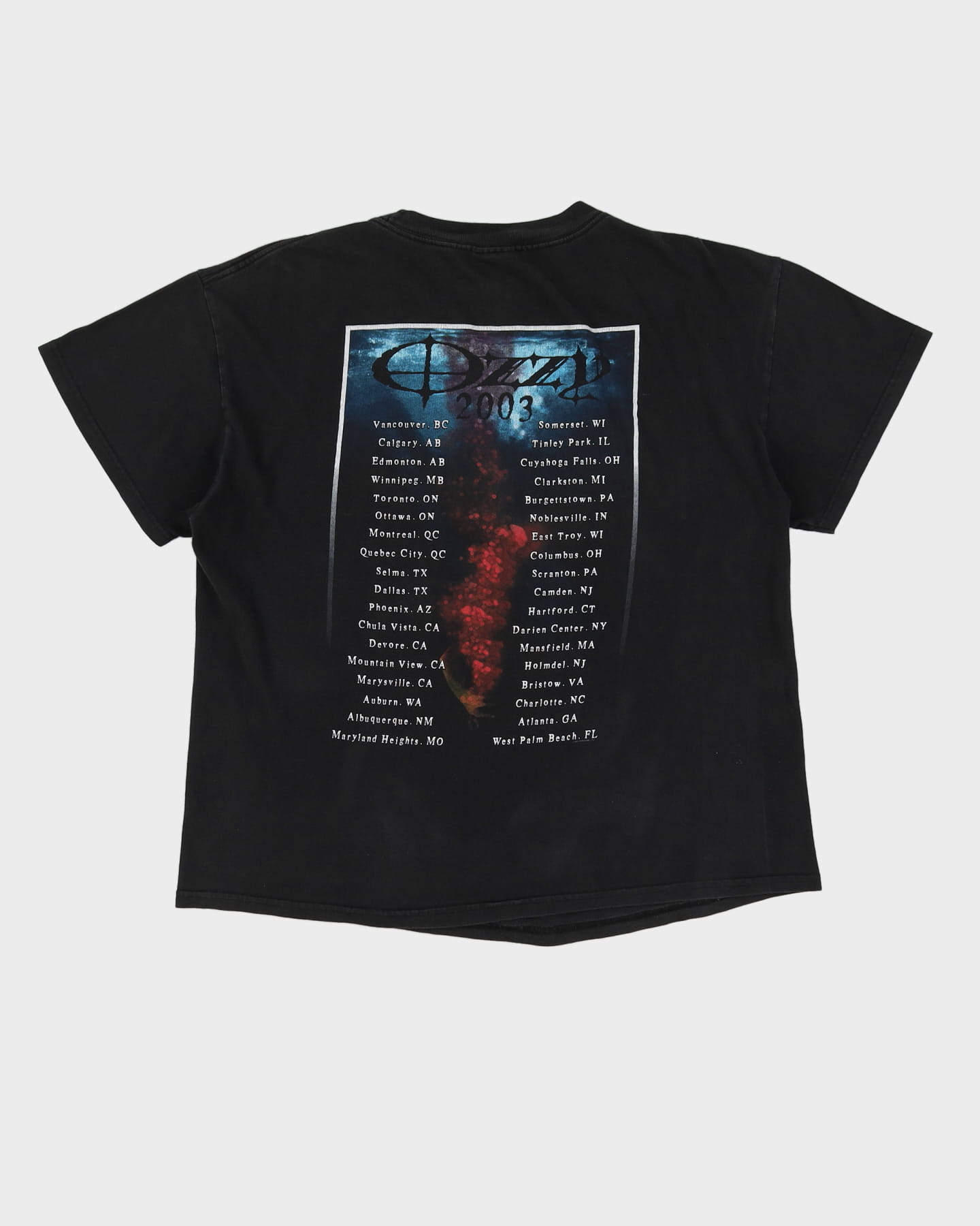 2003 Ozzy Osbourne Jaws Inspired Tour T-Shirt - L – Rokit