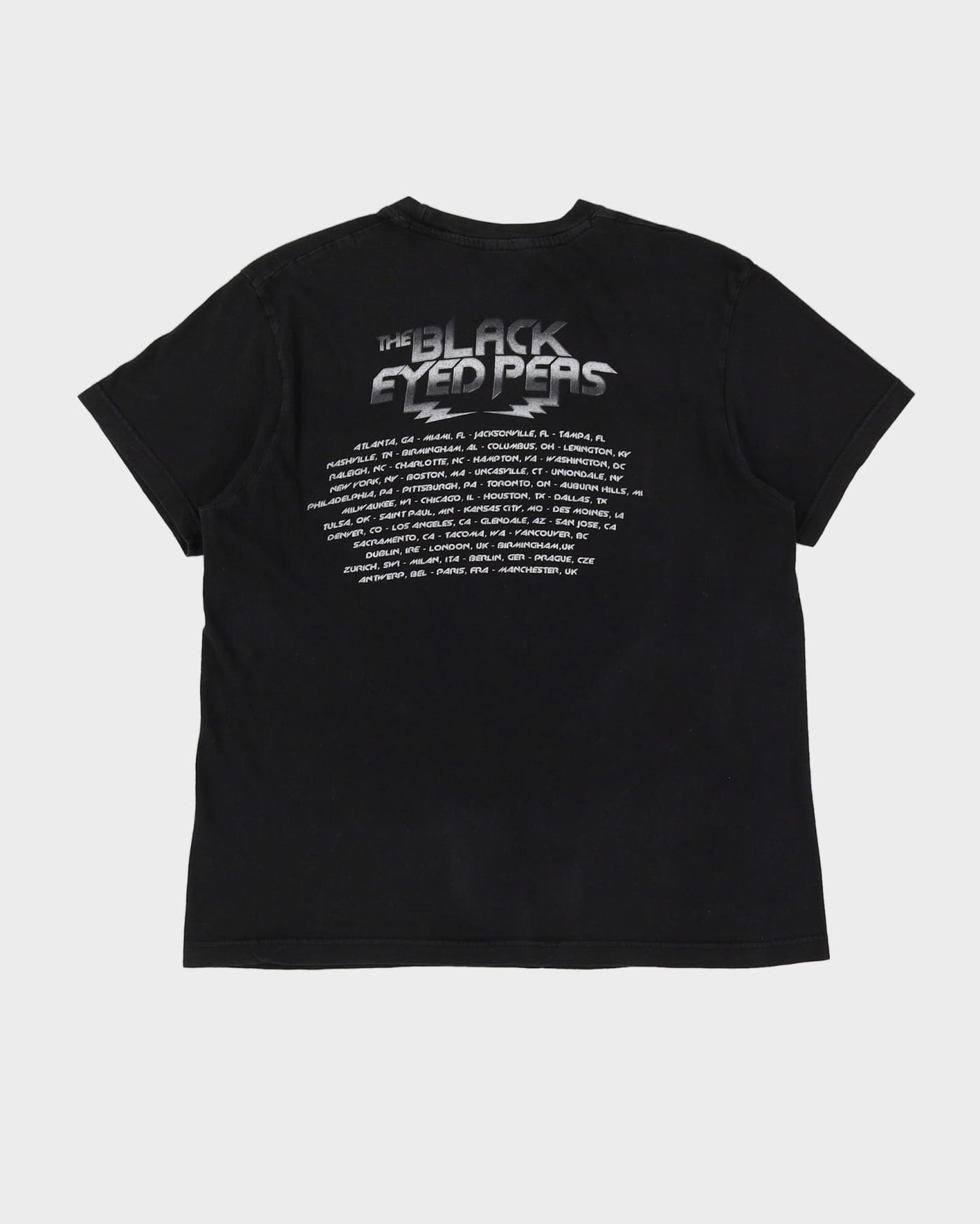 00s The Black Eyed Peas Black Graphic T-Shirt - L