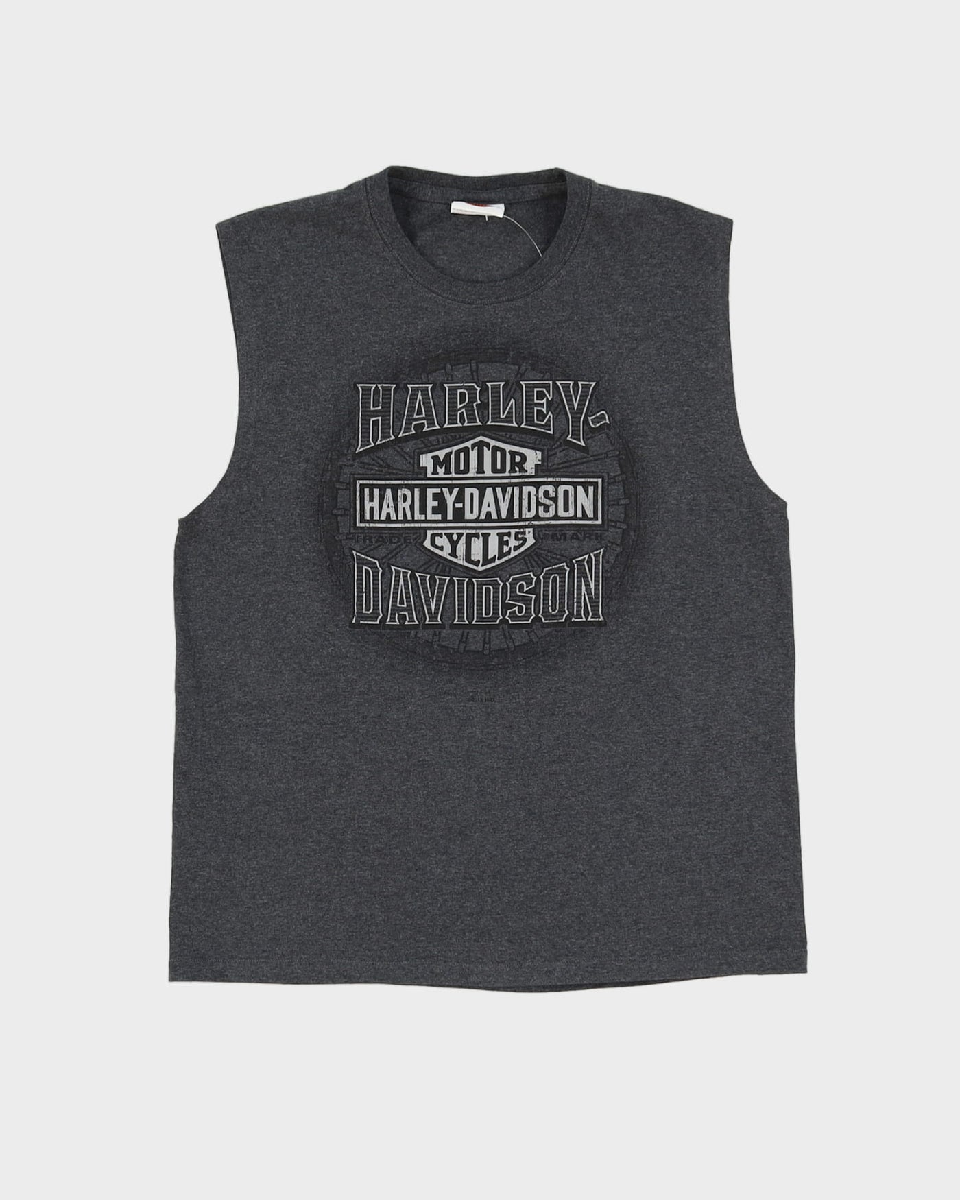 Harley Davidson Grey Graphic Vest - S