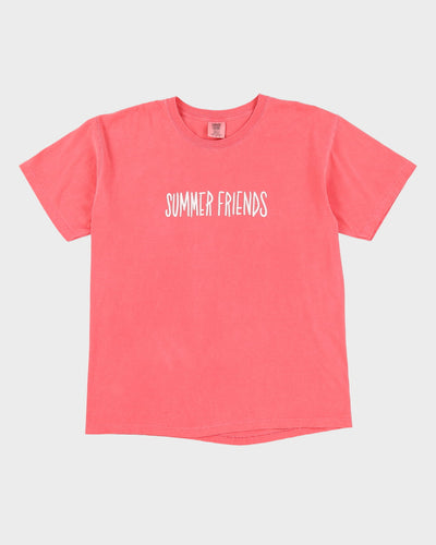 Chance The Rapper Summer Friends Magnificent Colouring World Tour Pink T-Shirt - L