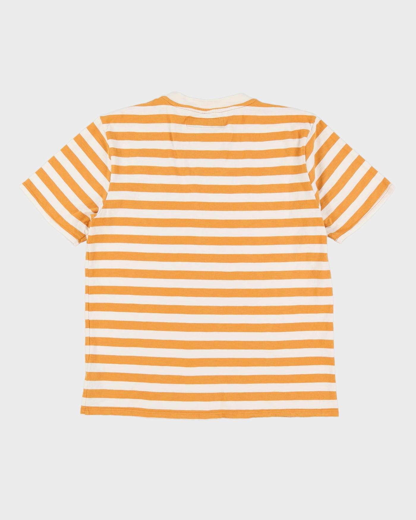 Guess Yellow Striped T-Shirt - L