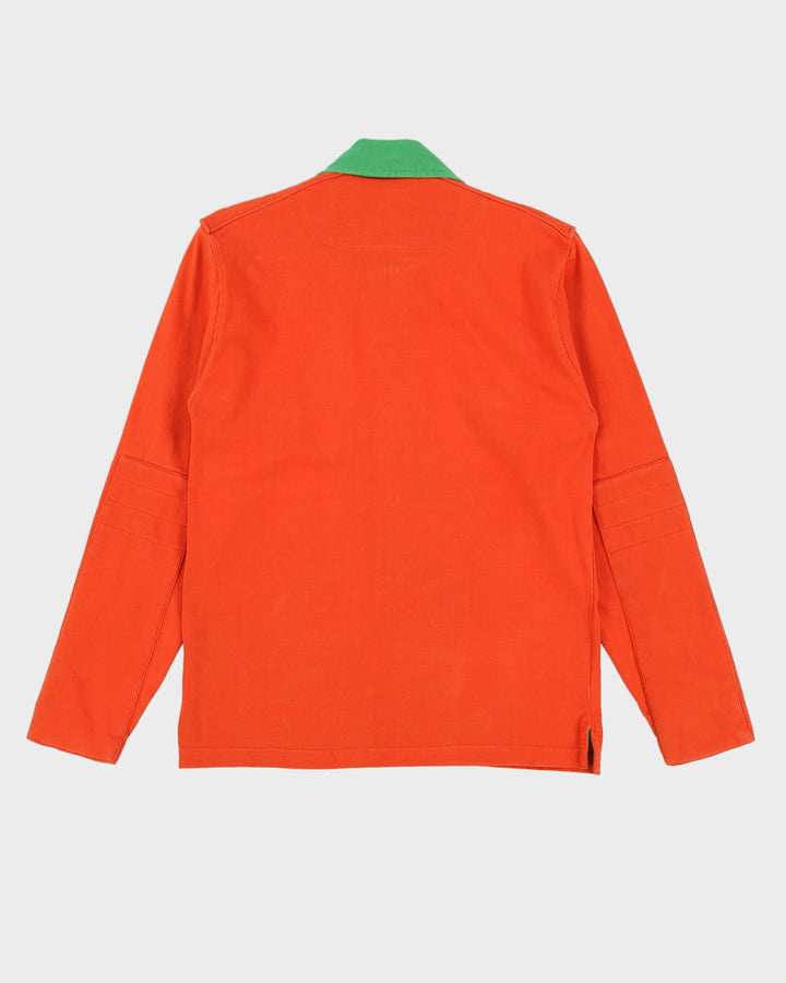 Burberry Orange Rugby Shirt - S