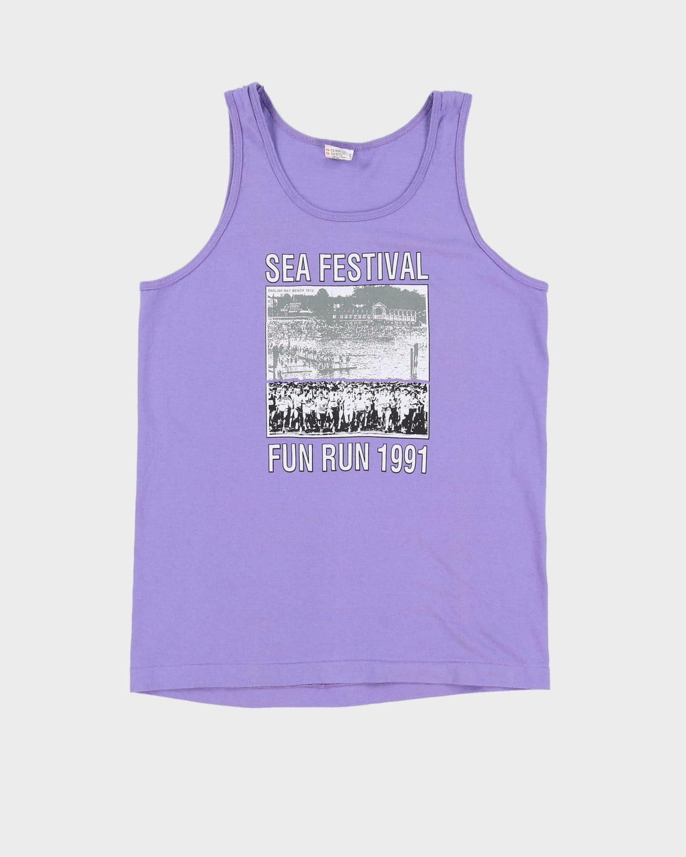 Vintage 1991 Sea Fun Run Purple Vest - M / L