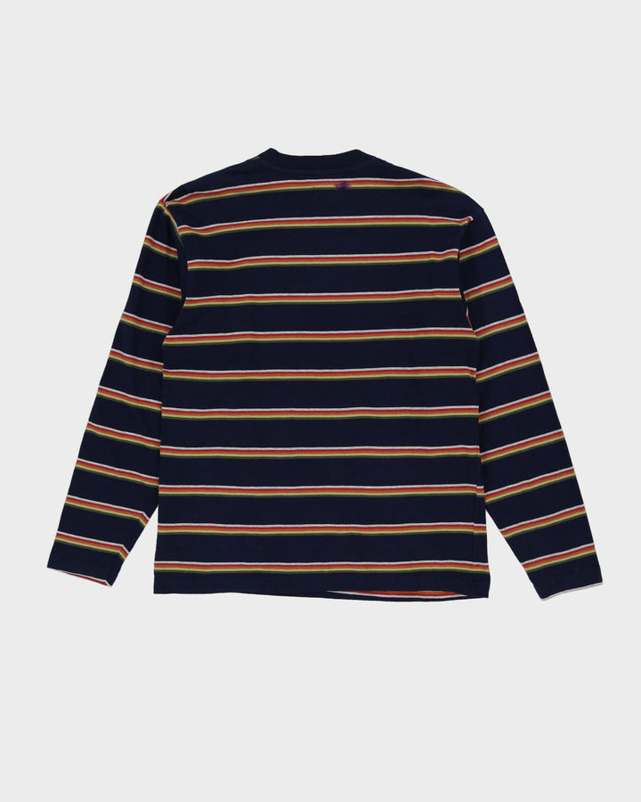 Deadstock With Tags 90s Levi's Navy Striped Long Sleeve T-Shirt - M
