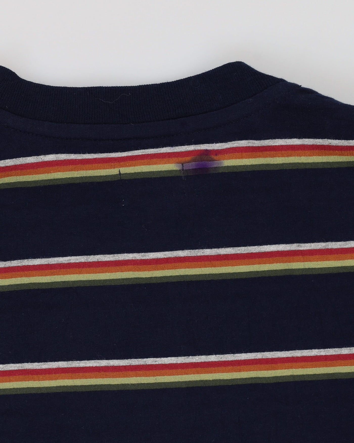 Deadstock With Tags 90s Levi's Navy Striped Long Sleeve T-Shirt - M