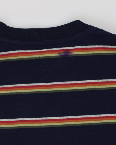 Deadstock With Tags 90s Levi's Navy Striped Long Sleeve T-Shirt - M
