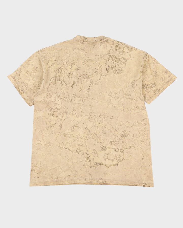 Vintage 90s Rod Stewart Beige Single Stitch Band T-Shirt - L