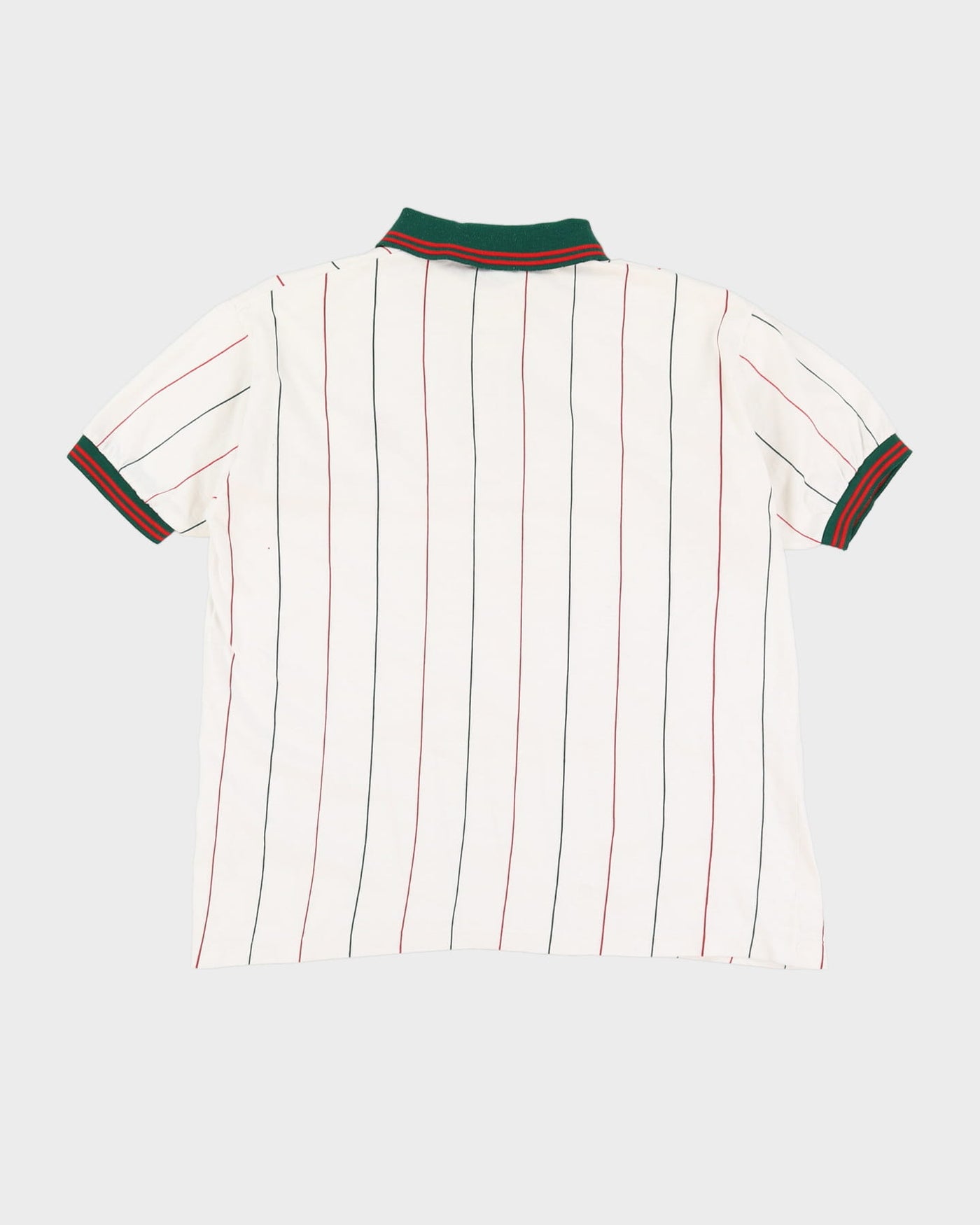 Vintage 90s Bootleg Gucci White Polo Shirt - M