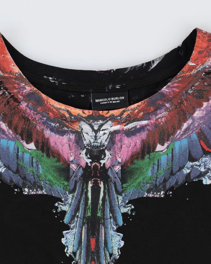 Marcelo Burlon Black Wings T-Shirt - S