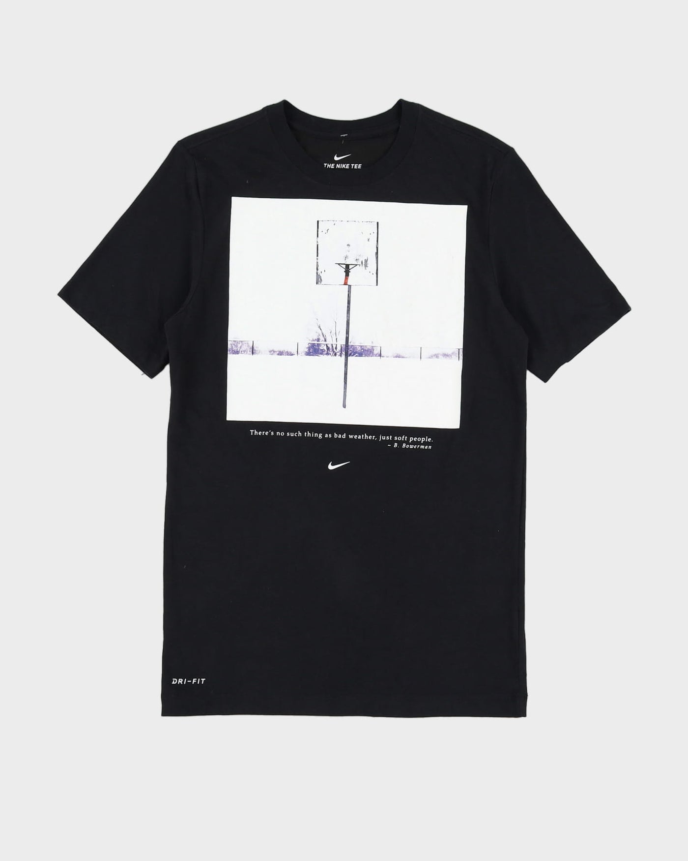 Nike Black Graphic T-Shirt - S