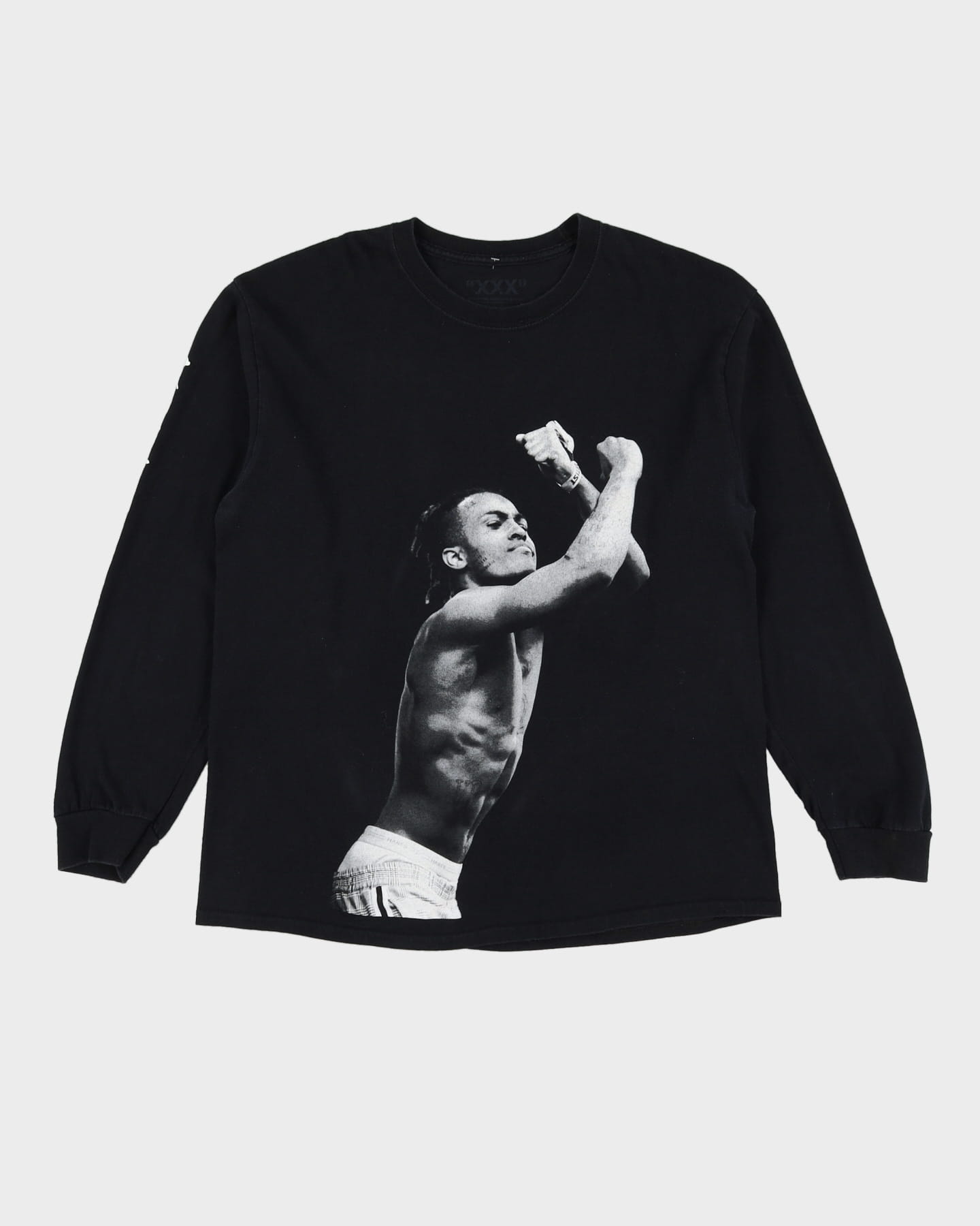 XXX Tentacion Long Sleeve Black Band T-Shirt - L