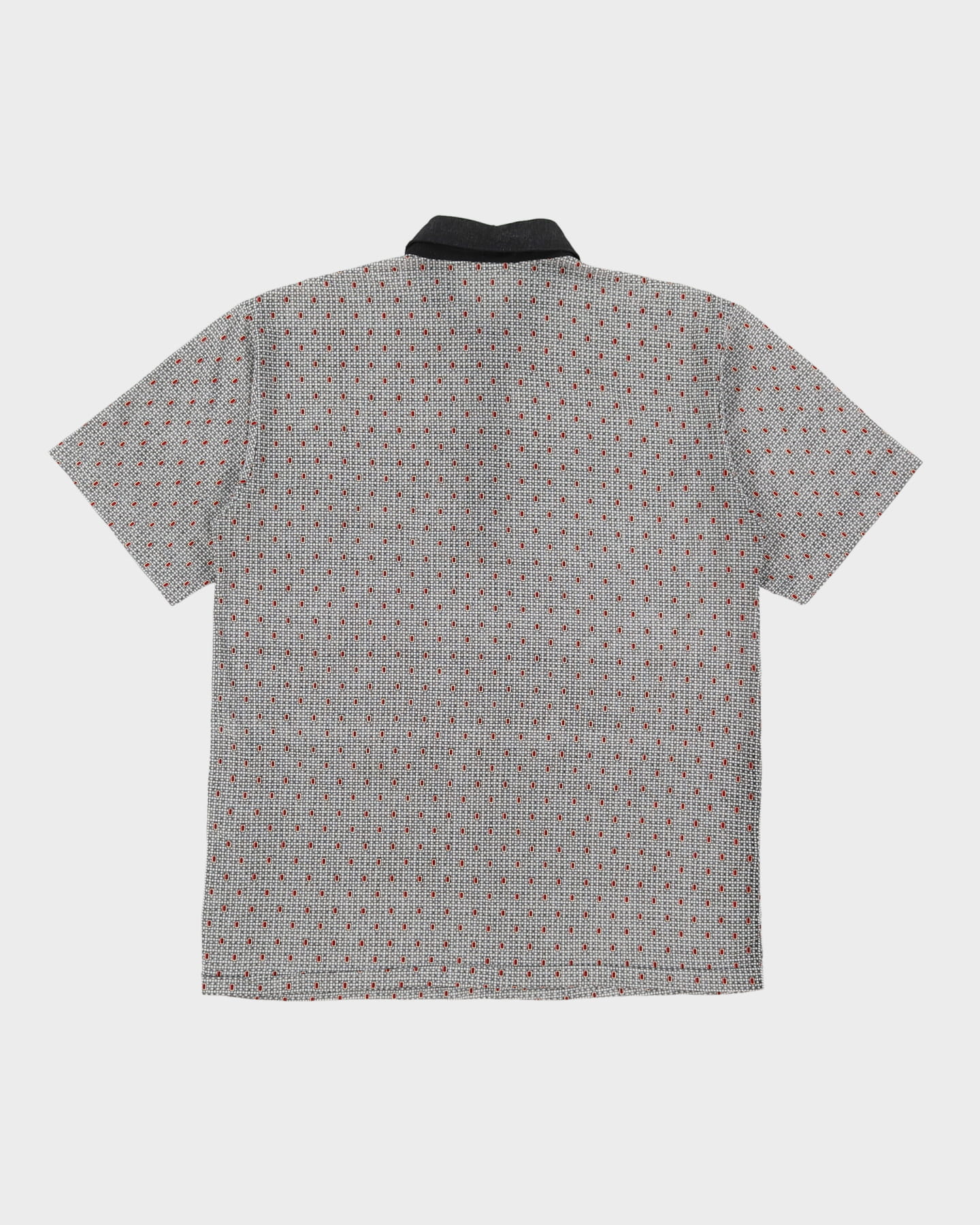 Vintage 70s Dunhill All Over Print Polo Shirt - M / L