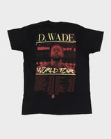 D.Wade World Tour Black Graphic Slim Fit T-Shirt - L