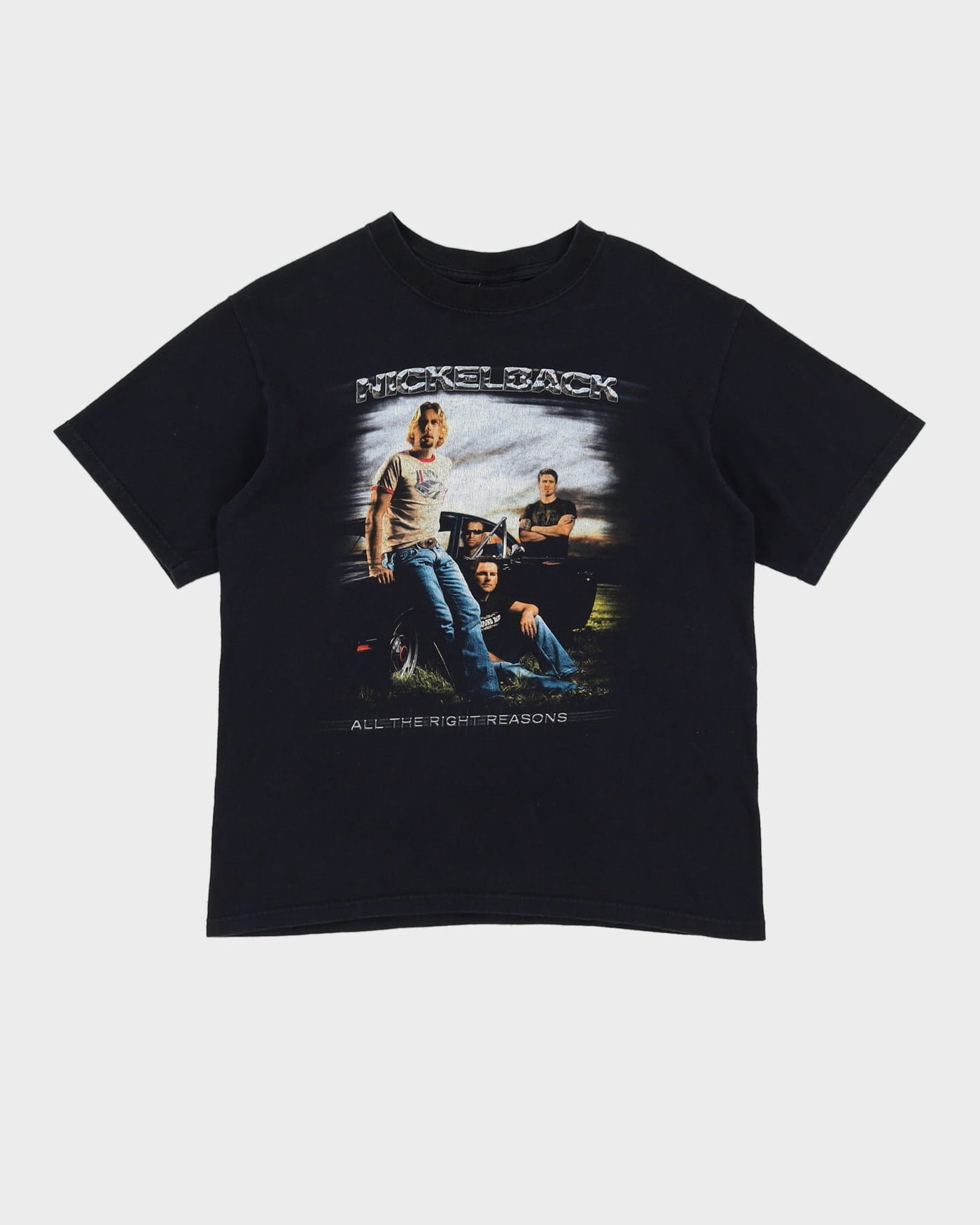 2007 Nickelback "All The Right Reasons" World Tour Black T-shirt - L